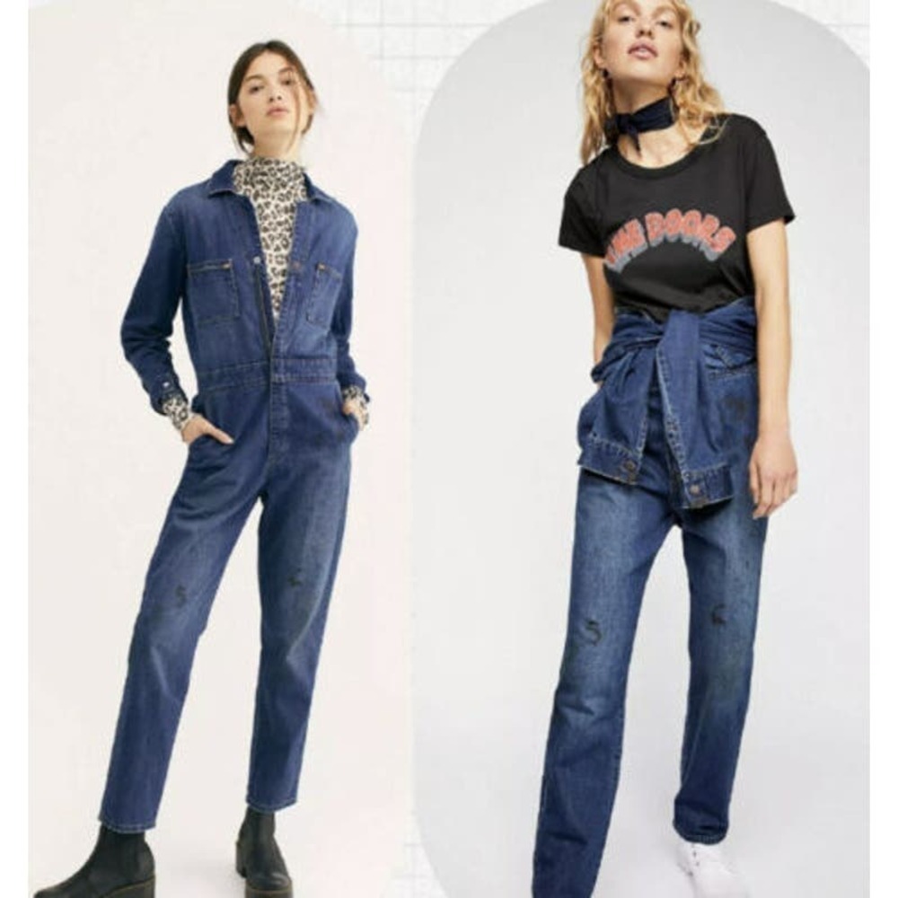 Lee Union-All Denim Jumpsuit (S)